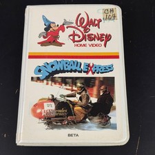 Walt Disney Home Video Snowball Express BETA Videocassette NTSC 93 Min