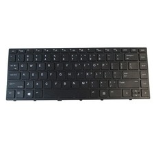HP ProBook 430 G5 440 G5 445 G5 Non-Backlit Keyboard w/ Black Frame