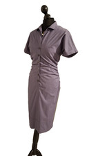 RENE LEZARD figurbetontes SOMMER STRECH-KLEID mit Raffungen Gr. 36 Neuw.