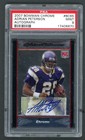 2007 Bowman Chrome Adrian Peterson RC AUTO #BC65 PSA 9 MINT