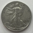 1943 50C Silver Walking Liberty Half Dollar U.S. Silver Coin