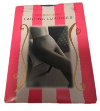 VICTORIA  s SECRET Lasting Luxuries Control Top Pantyhose - SIZE S - NIB Smoke