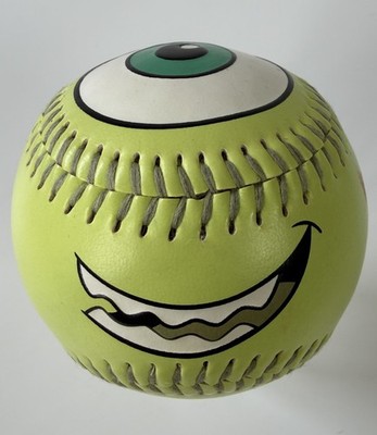 Disney Pixar Monsters inkl. Baseball Mike Wazowski Sammelball grünes Auge