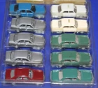10ct Lot Wiking HO 1:87 Plastic Miniature Mercedes Benz 200 190E 260E Cars