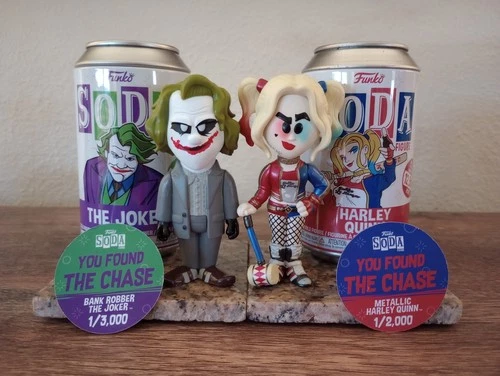 Funko SODA: DC CHASE Set The Joker  & Harley Quinn