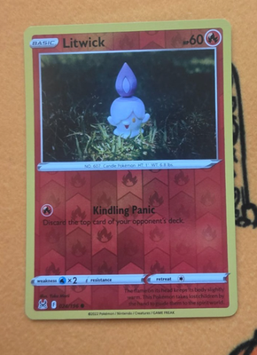 Yuka Mori Litwick Reverse Holo Rare Lost Origin 024/196 Pokemon | eBay