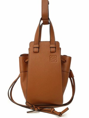 LOEWE Hammock Leather Drawstring Shoulder Bag