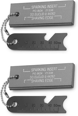 Magnesium Fire Starter, Waterproof Flint Matches Feo Fire Steel for Camping Hiki