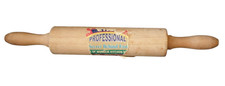 NOS: Vintage Branded Wooden  Rolling Pin UNUSED