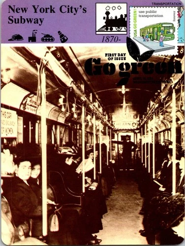 Dr Jim Stamps Maximum Card Use Public Transportation Go Green Forever Fdc