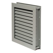 NATIONAL GUARD L-1900-12x12 Fusible Louver,10 in H,10 in W 45AD26