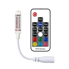 RGBZONE RF Wireless Remote LED Controller, DC 5V/12V/24V for 5050 3528 5630 L...