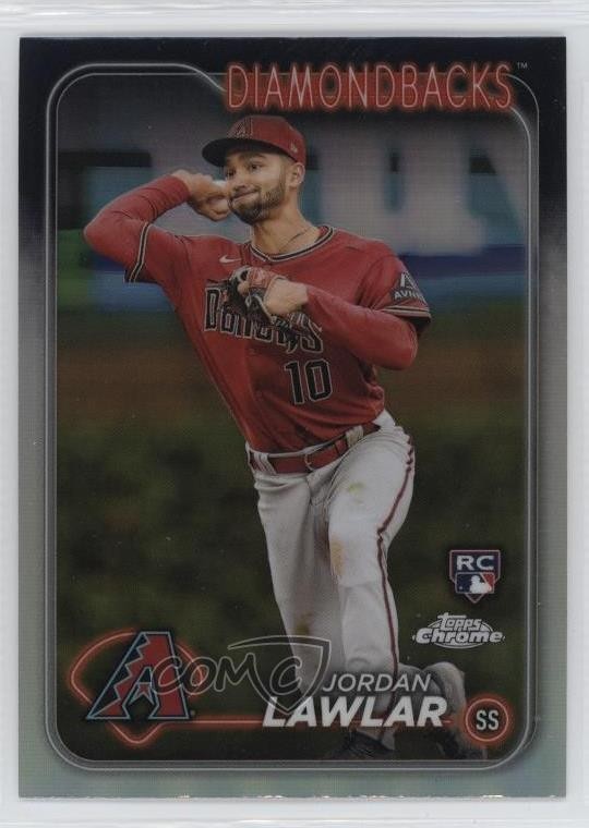 2024 Topps Chrome Refractor Jordan Lawlar #229 Rookie RC 14li