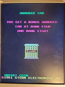 Armored Car [Stern] Konami 1981 Arcade PCB. Very Rare