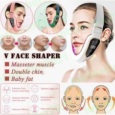 V face Lift Vibration Massager Beauty Belt LED Photon Therapy Slimming Devices