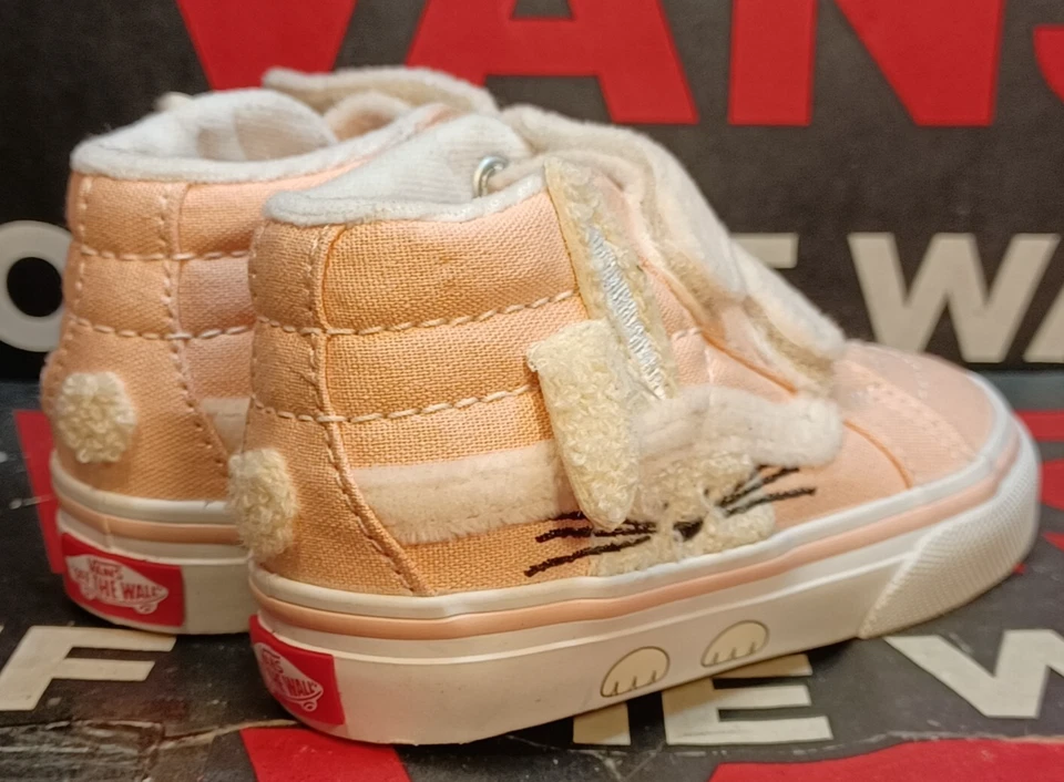 Vans criança tamanho 5 SK8 zíper reedição festa jardim coelho VN0007PYBM0 - Imagem 3 de 4