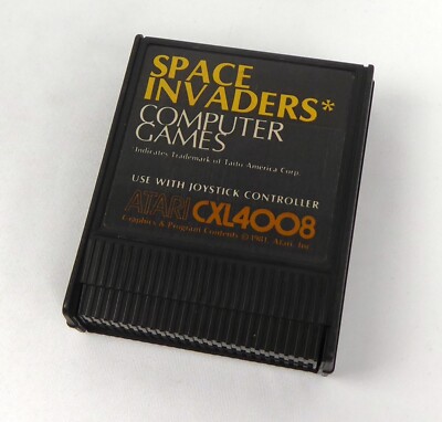 Atari 800 XL XE Modul -- SPACE INVADERS -- Game Cart