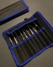 10 In1 Fine Tip Pro Vinyl Weeding Tweezers Sign Making Car Wrapping Tools Craft