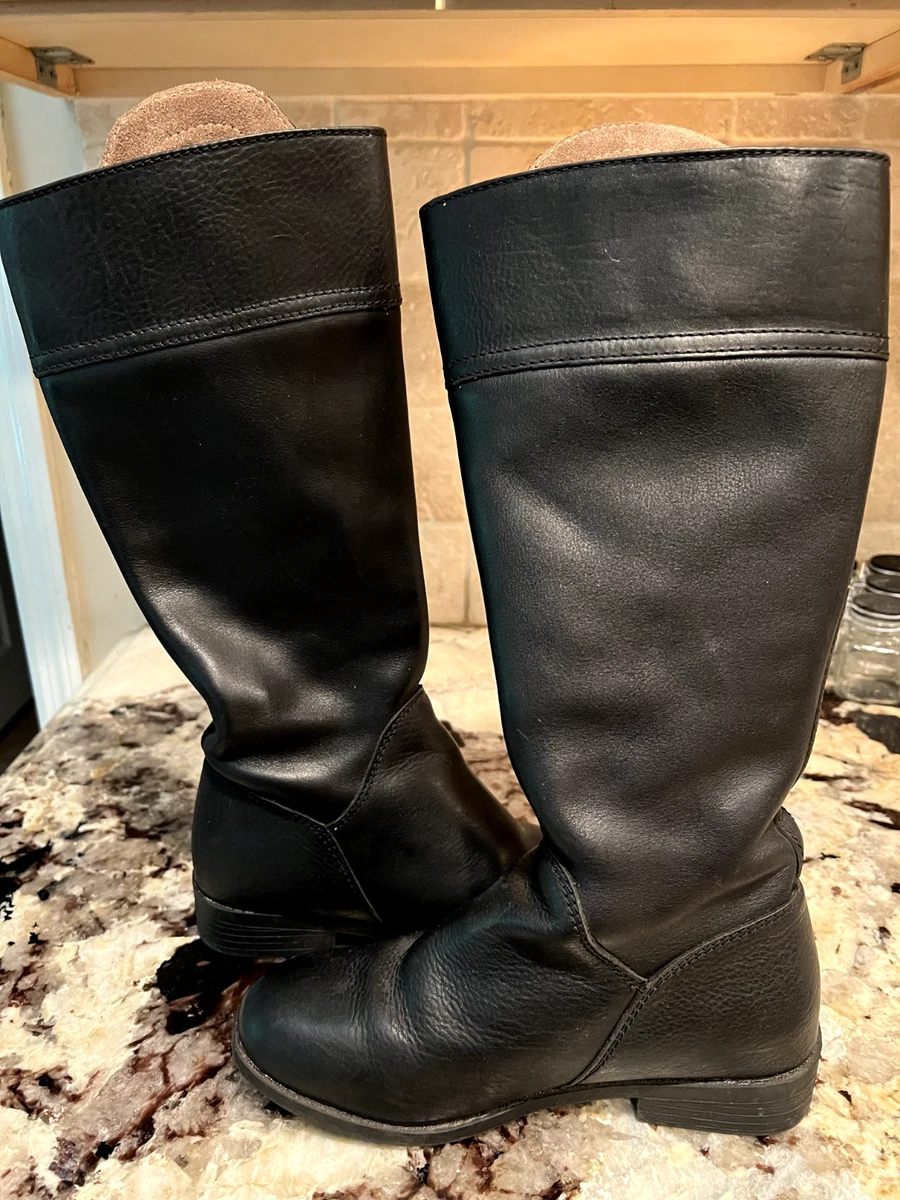 Dublin Womens Tempt Tall Boots Leather Tall Riding Regular Calf Black 6