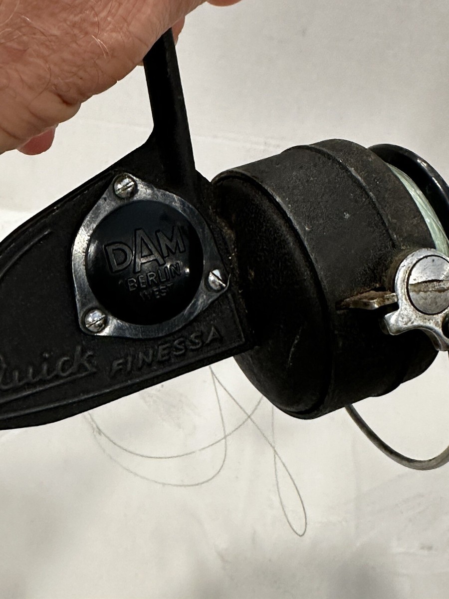 DAM Quick Finessa Vintage Fishing Reel Berlin West Germany DAM Quick Finessa Vintage Fishing Reel Berlin West Germany