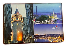 ISTANBUL MAGNET -T&Uuml;RKEI- BOSPHORUS , GALATA TURM , EMIN&Ouml;N&Uuml;  SOUVENIR