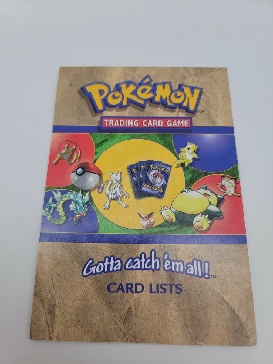 Cartas Pokemon - Baseset, Fossil, Jungle, Etc - Escorrega o Preço