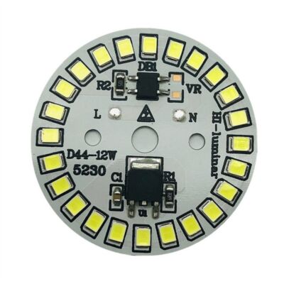 5x PCB-Platine AC 220V SMD 2835 Leucht perlen LED-Chip Glühbirne Glühbirnen-Chip