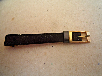 Bracelet Cuir Ancien Stock 1970 Bracelet Montre Cuir Véritable Vintage - Style Rétro Années 70-80 (10 Mm) Bracelet Stock Ancien Années 70
