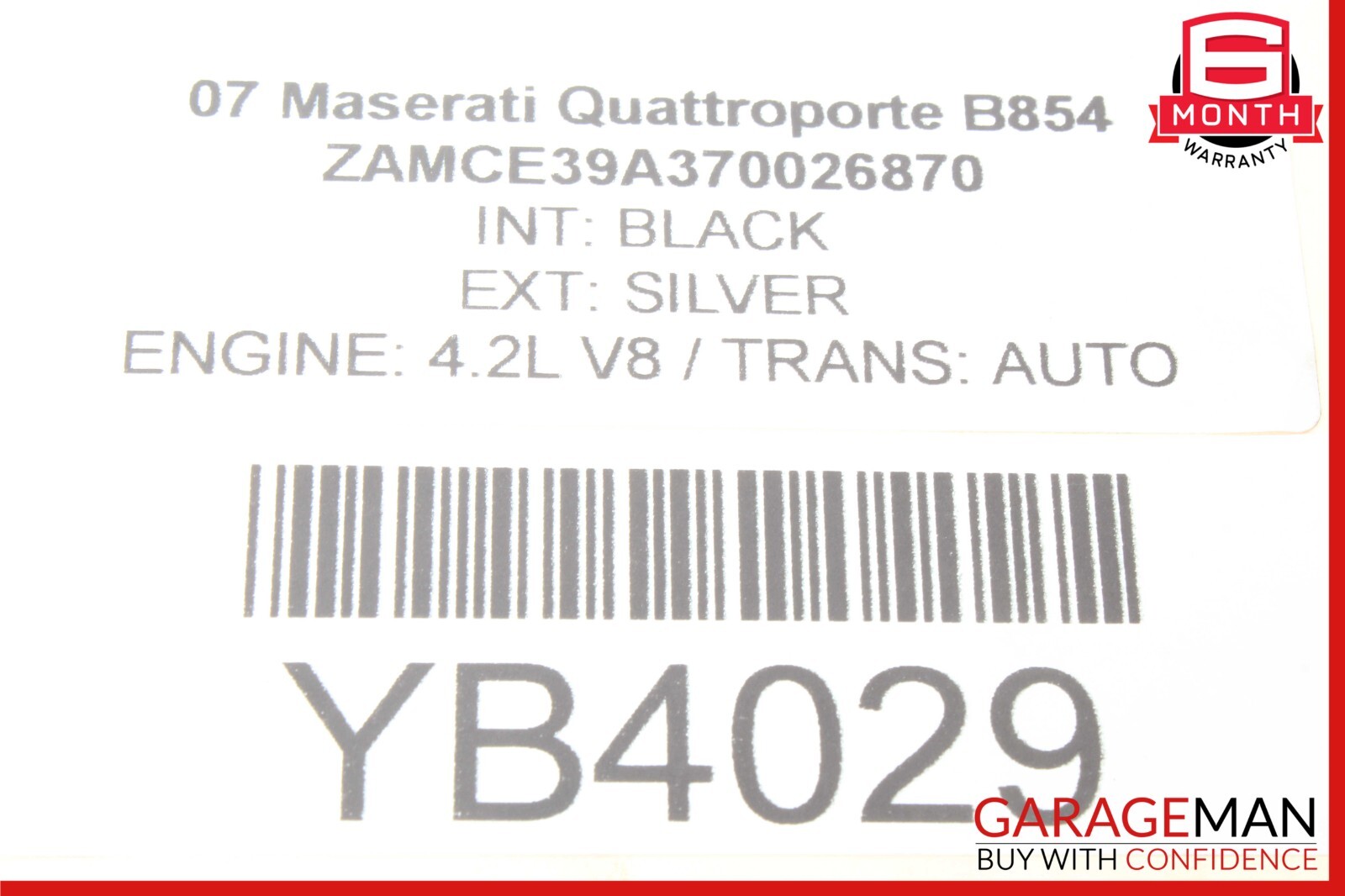 03-08 Maserati Quattroporte M139 Rear Left & Right Brake Caliper Calipers Set
