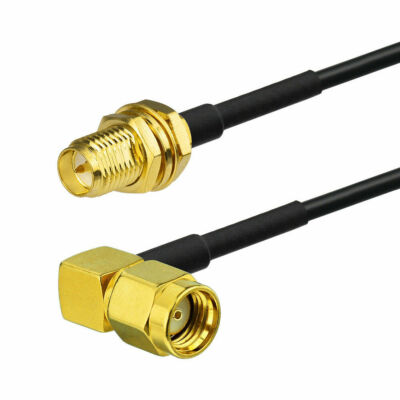 Superbat RP-SMA Buchse zu RP-SMA Buchse RG174 Koaxial Verlängerung Kabel 500cm