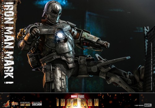 Especial Ed. hot toys 1/6 Marvel: iron man - iron man Mark I Diecast MMS605 D40B - Imagen 7 de 15