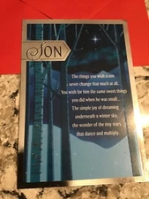 Merry Christmas Son How Much He’s Loved 5.5”x8” Large Hallmark Greeting Card