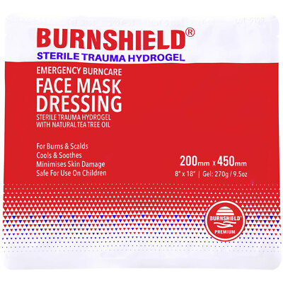 Burnshield 1012282 Burn Dressing 450x200mm Hydrogel Compressed Foam