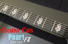 Slipknot Tribal S MOP Fret Markers Vinyl Inlay Sticker Decal for BASS and GUITAR