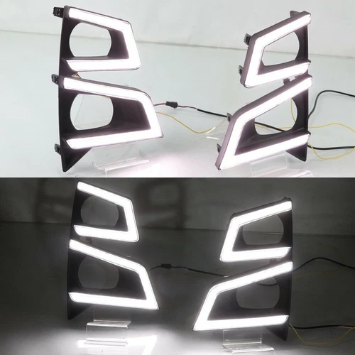 For ISUZU D-MAX 2020 LED Daytime Running Lights DRL Streamer Yellow Turn Signals - Bild 7 von 12