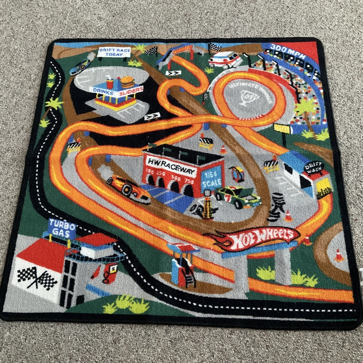 Mattel Hot Wheels Road Mat Carpet eBay