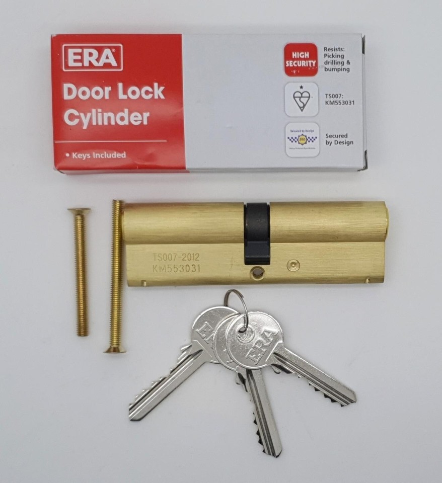 Era UPVC Door Lock Cylinder Brass 50/50 100mm High Security Anti Drill