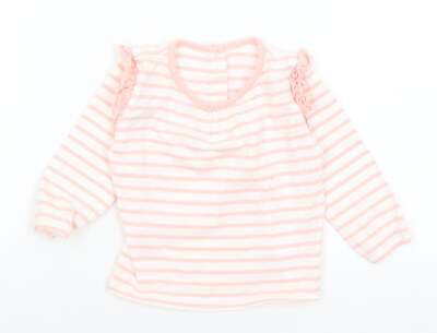 Matalan Baby rosa Baumwollmischung T-Shirt Größe 6-9 Monate