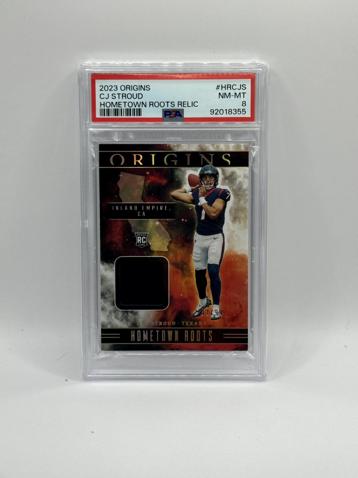 CJ Stroud Panini Origins Hometown Roots Relics #HRCJS Base