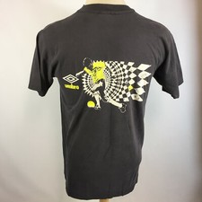 Vintage Umbro Soccer T Shirt 80s 90s Grunge USA Made Distressed Sun Faded Footba