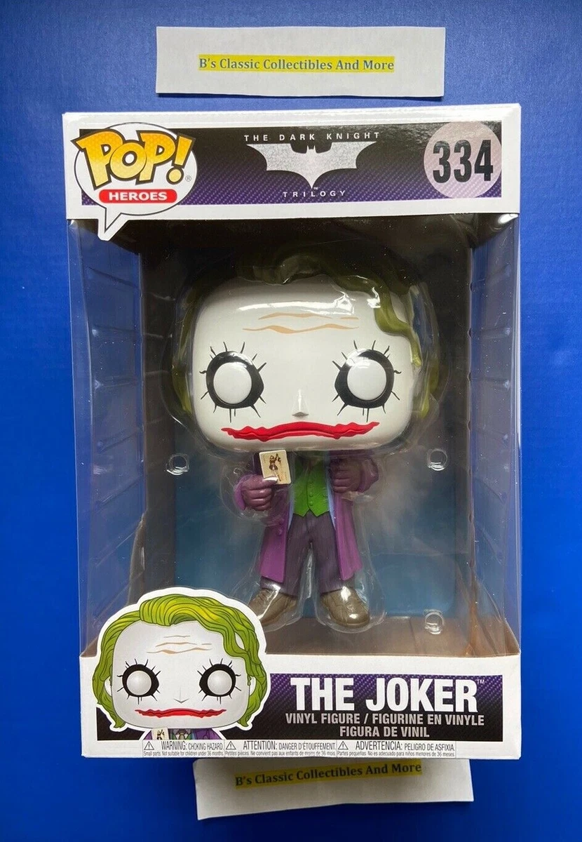 The Joker 10-Inch POP Vinyl Figure #334 Funko The Dark Knight Batman New!