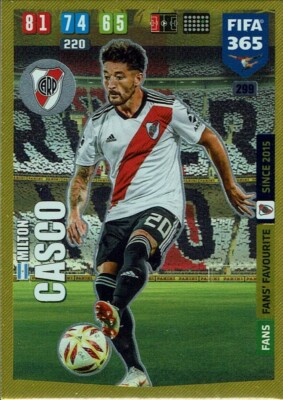 Panini Adrenalyn XL FIFA 365 2020 Fans' Favourite Nr. 299 Milton Casco River