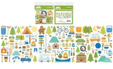 Crafts Doodlebug Odds Ends Great Outdoors Camping Animals Food Cabin Camper Fire