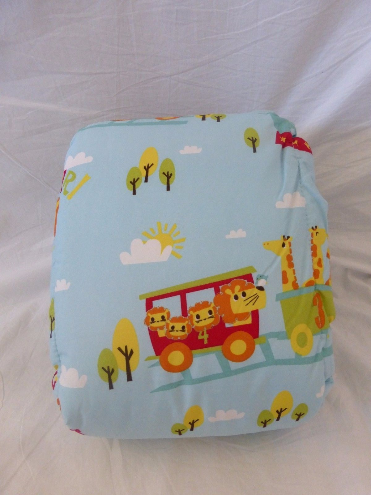 Set letto bambino 4 pezzi Circo Animal Friends collezione treno nuovo con scatola foto 6