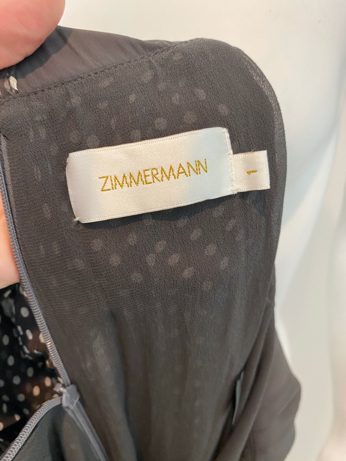 Zimmermann Polka Dot Jumpsuit in Dark Brown Size 1