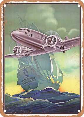METAL SIGN - 1939 The Flying Dutchman Vintage Ad