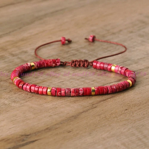 Minimalist Dainty Crystal Assorted Natural Gemstone Beads Healing Reiki Bracelet - Picture 52 of 60
