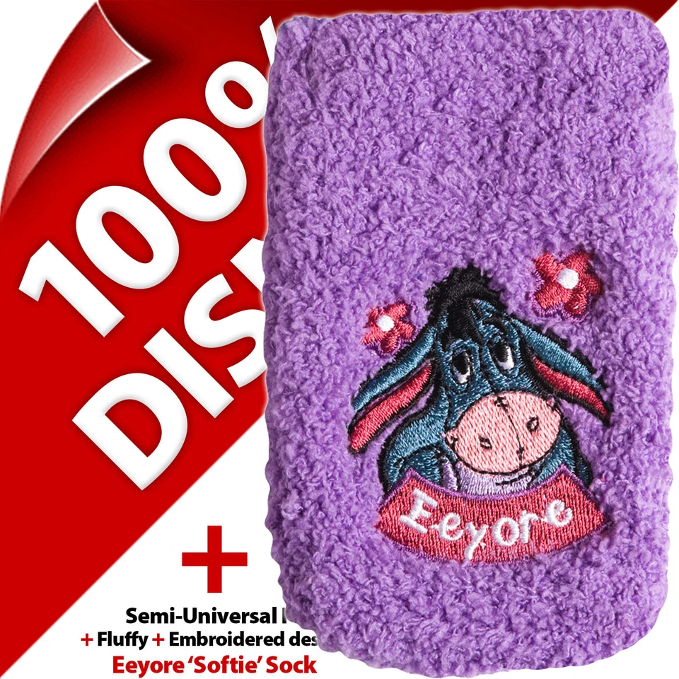 Disney Eeyore Mobile Phone MP3 Sock Case Pouch Cover for iPhone 5 5S 5C SE - Image 2 of 4