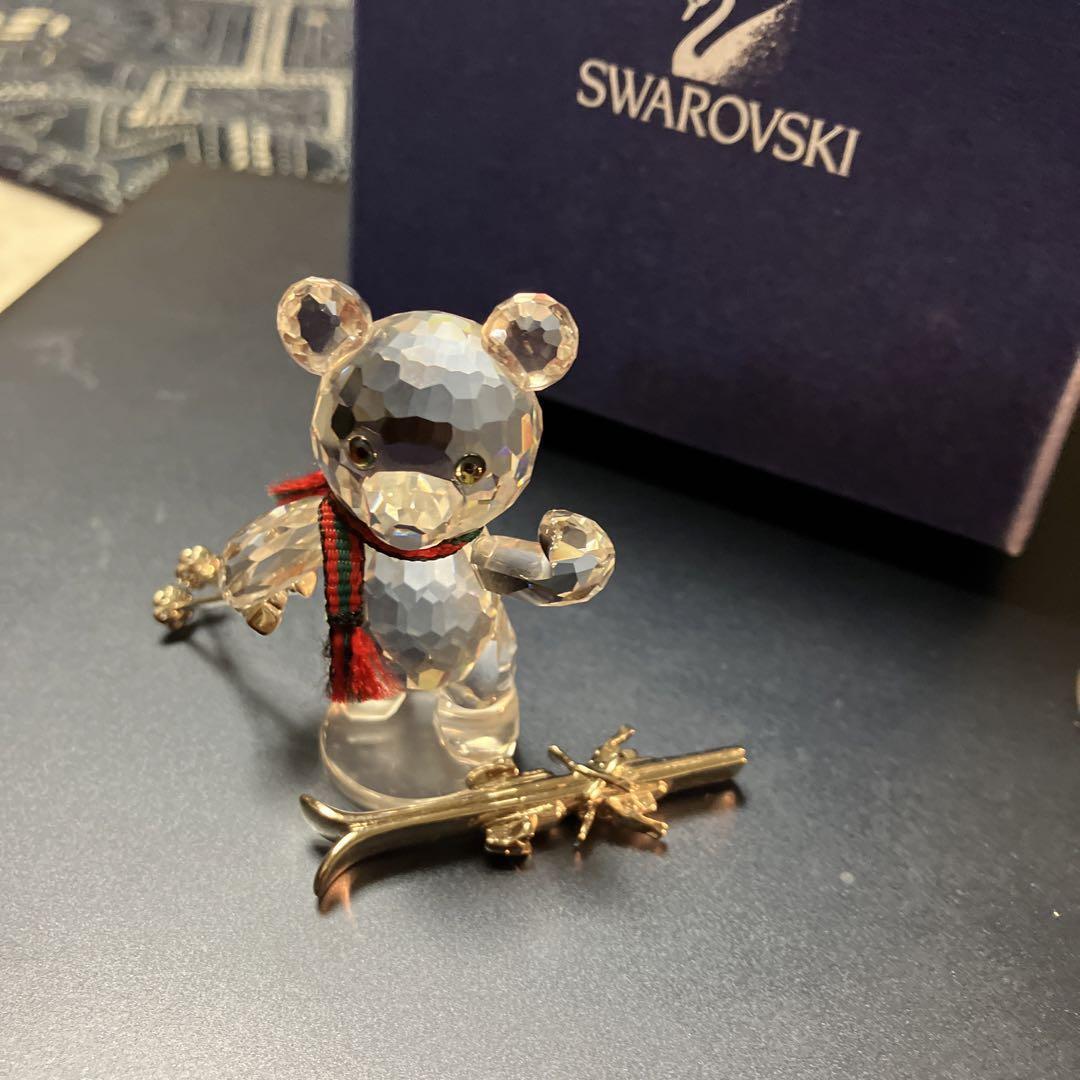 Swarovski crystal Kris Bear ski 234710 figurine | eBay
