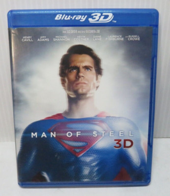 Man of Steel Superman Henry Cavill Zack Snyder Amy Adams (3D Blu-ray + Blu-Ray)